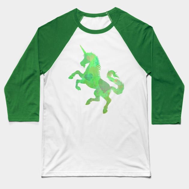 Unicorn Baseball T-Shirt by AtomicMadhouse